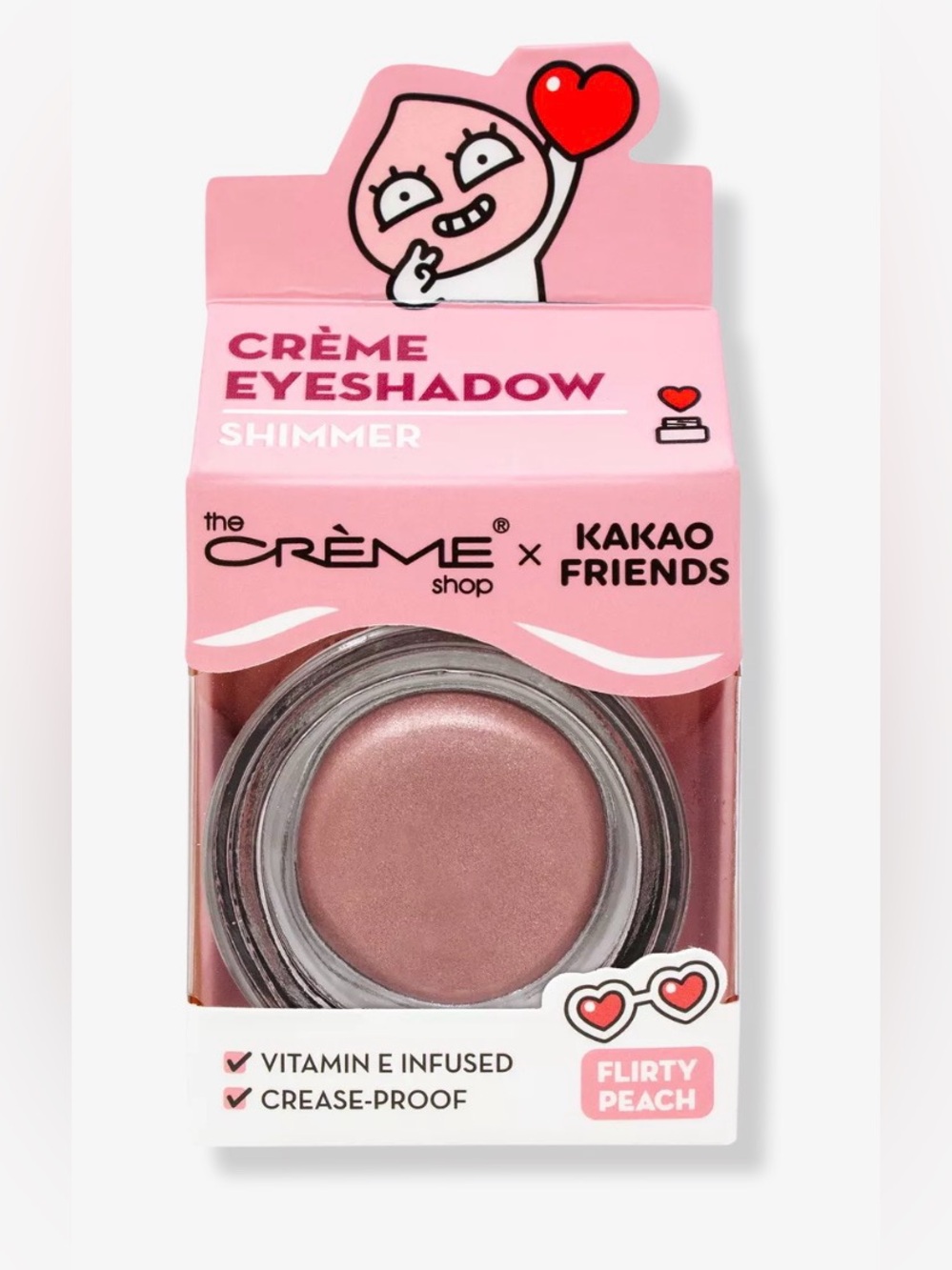 Crème Shimmer Eyeshadow - Flirty Peach